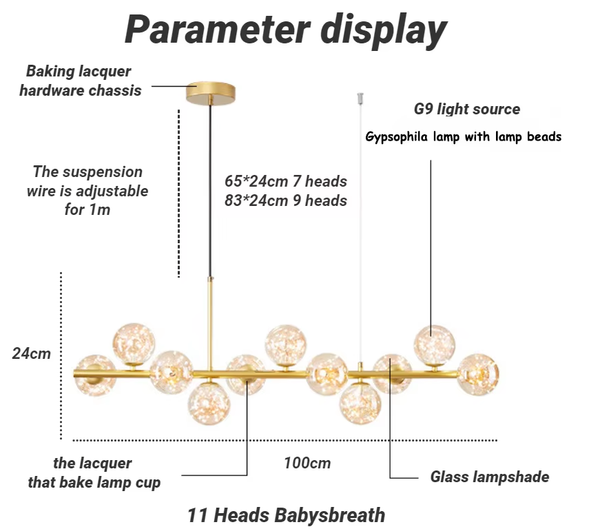 Luminaire Suspension finition élégante dorée – Référence : Miran4826-Luminaire Suspendu - Nexa Lights