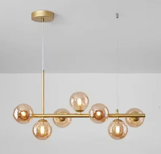 Luminaire Suspension finition élégante dorée – Référence : Miran4826-Luminaire Suspendu - Nexa Lights