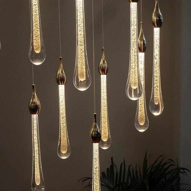 Luminaire Suspension finition élégante en cristal – Référence : Arlo5823- - Nexa Lights