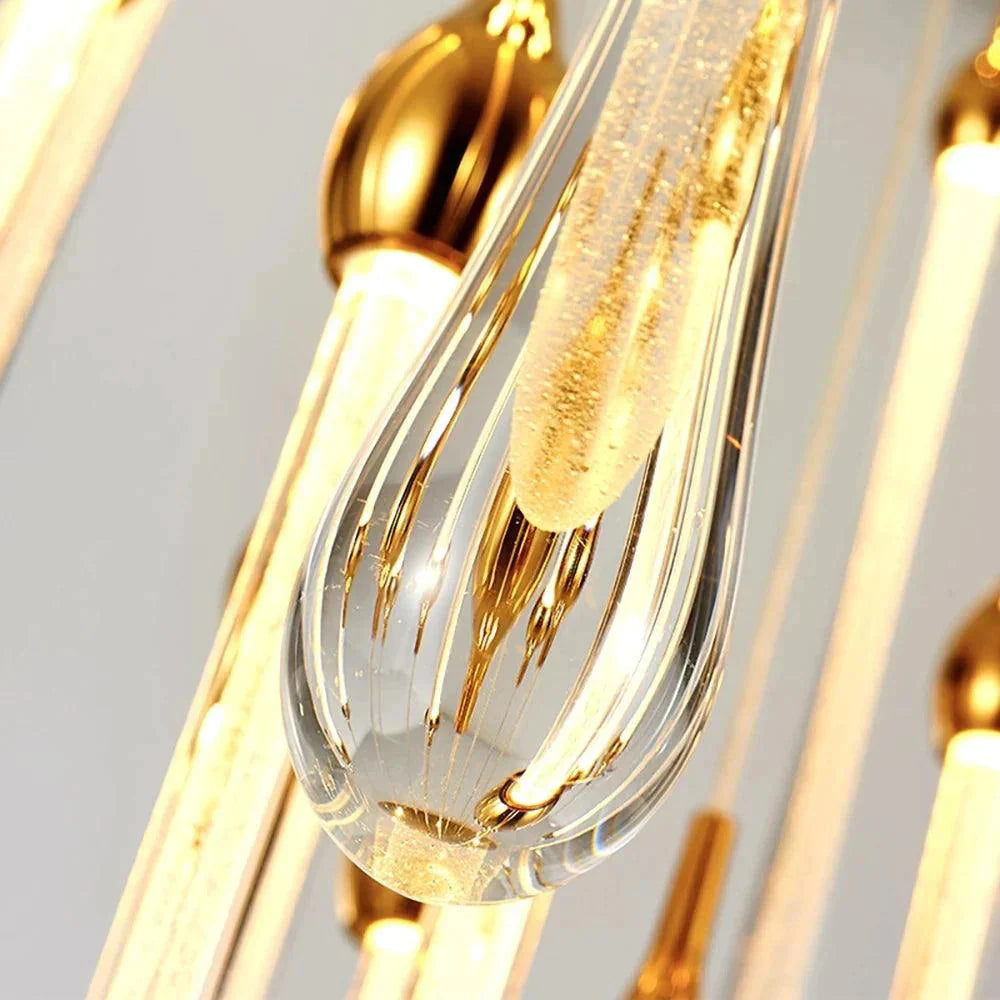 Luminaire Suspension finition élégante en cristal – Référence : Arlo5823- - Nexa Lights