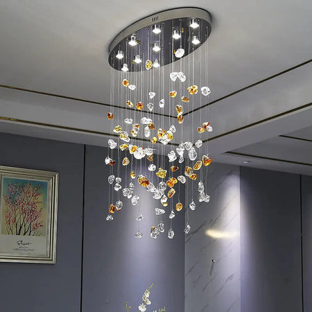 Luminaire Suspension finition élégante en cristal – Référence : Thélio5824- - Nexa Lights