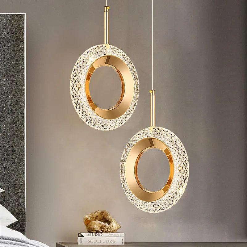 Luminaire Suspension finition élégante en métal doré – Référence : Azura4826-Luminaire Suspendu - Nexa Lights
