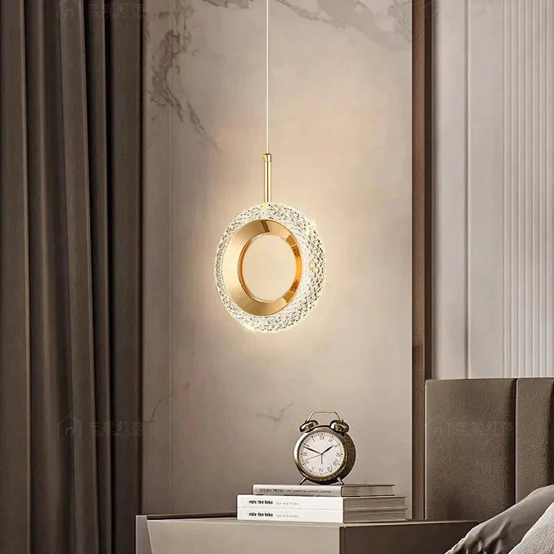 Luminaire Suspension finition élégante en métal doré – Référence : Azura4826-Luminaire Suspendu - Nexa Lights