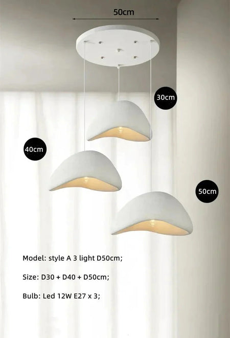 Luminaire Suspension finition élégante en résine – Référence : Alvyn5642-Luminaire Suspendu - Nexa Lights