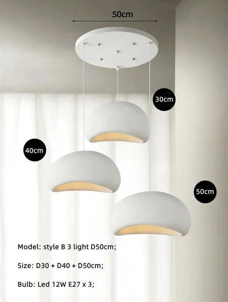 Luminaire Suspension finition élégante en résine – Référence : Alvyn5642-Luminaire Suspendu - Nexa Lights