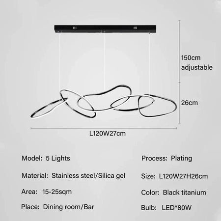 Luminaire Suspension finition en acier inoxydable – Référence : Maëlis4723-Luminaire Suspendu - Nexa Lights