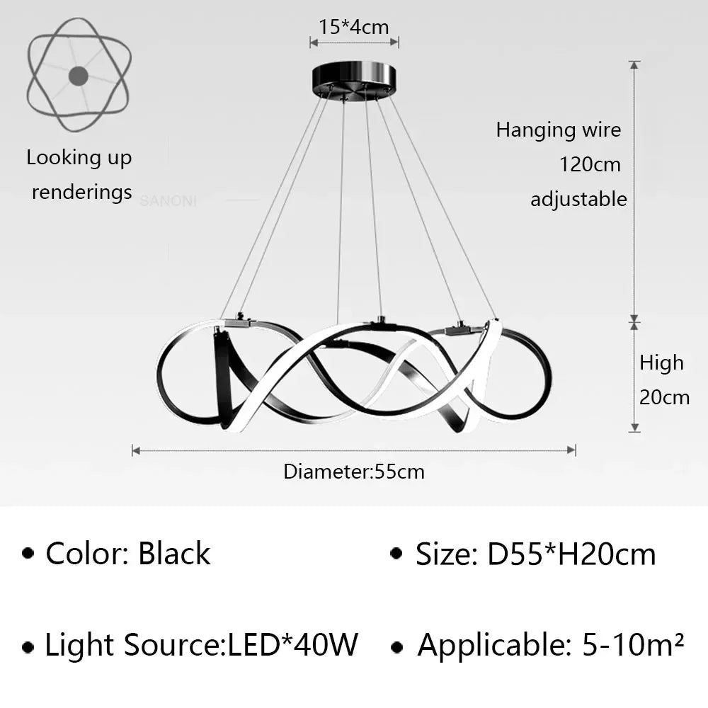 Luminaire Suspension finition en aluminium – Référence : Oréa5623-Luminaire Suspendu - Nexa Lights