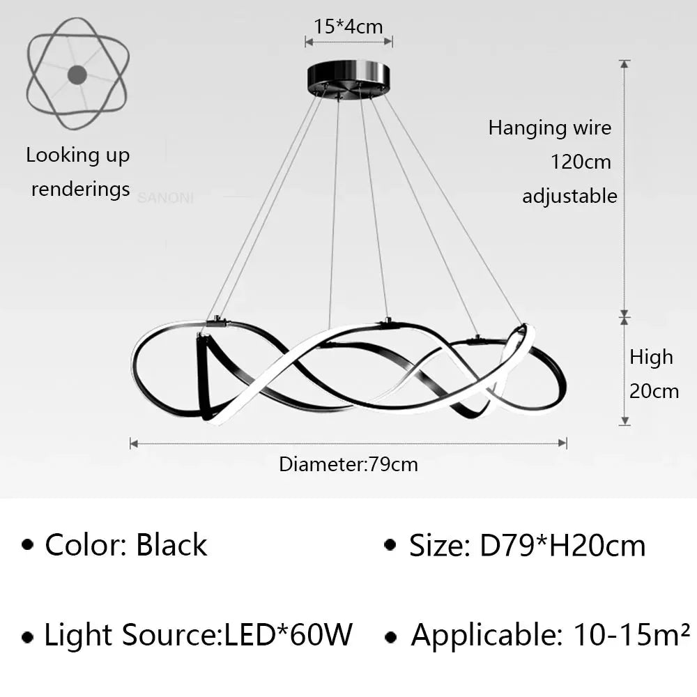 Luminaire Suspension finition en aluminium – Référence : Oréa5623-Luminaire Suspendu - Nexa Lights