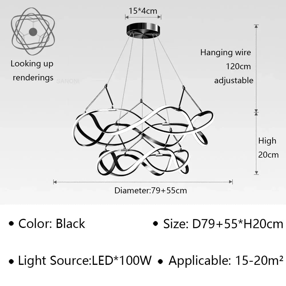 Luminaire Suspension finition en aluminium – Référence : Oréa5623-Luminaire Suspendu - Nexa Lights