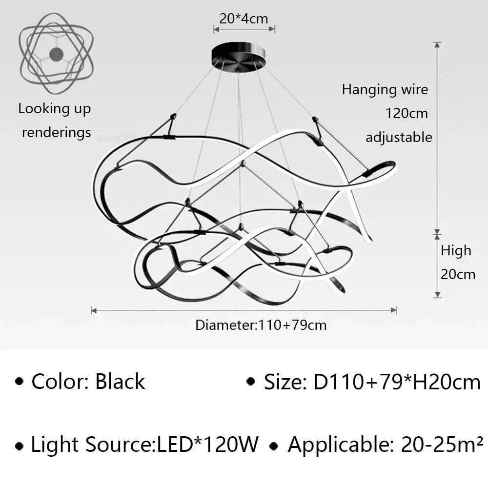 Luminaire Suspension finition en aluminium – Référence : Oréa5623-Luminaire Suspendu - Nexa Lights