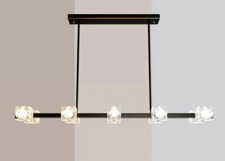 Luminaire Suspension finition en cristal moderne – Référence : Alindra5623- - Nexa Lights