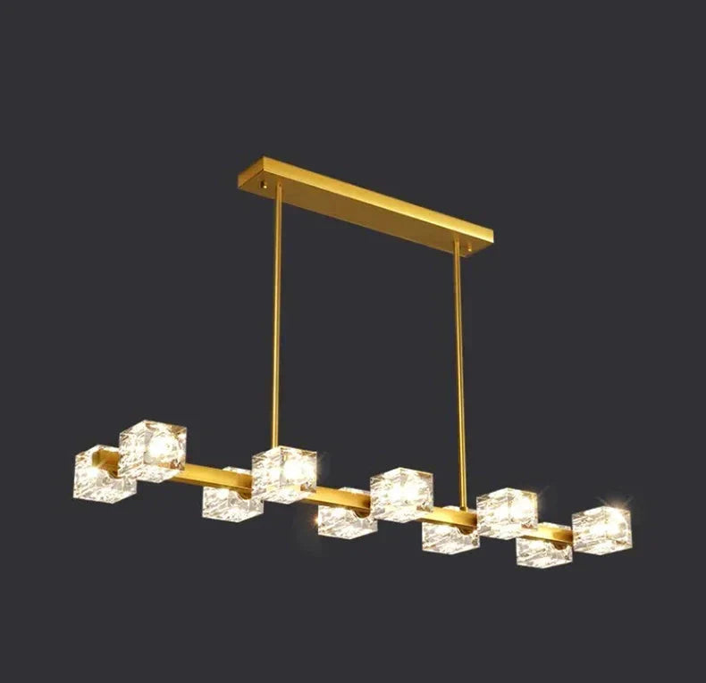 Luminaire Suspension finition en cristal moderne – Référence : Alindra5623- - Nexa Lights
