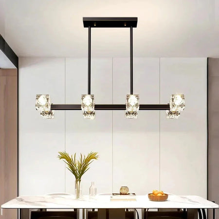 Luminaire Suspension finition en cristal moderne – Référence : Alindra5623- - Nexa Lights