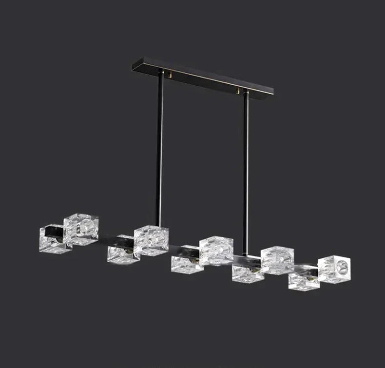 Luminaire Suspension finition en cristal moderne – Référence : Alindra5623- - Nexa Lights