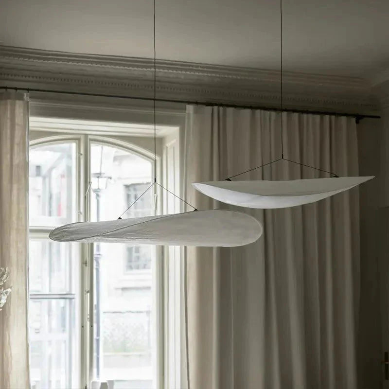 Luminaire Suspension finition en tissu de soie – Référence : Alvyn5423-Luminaire Suspendu - Nexa Lights