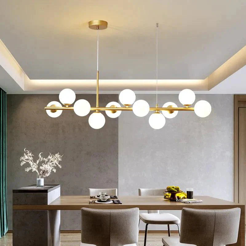 Luminaire Suspension finition en verre transparent – Référence : Isandre1294-Luminaire Suspendu - Nexa Lights