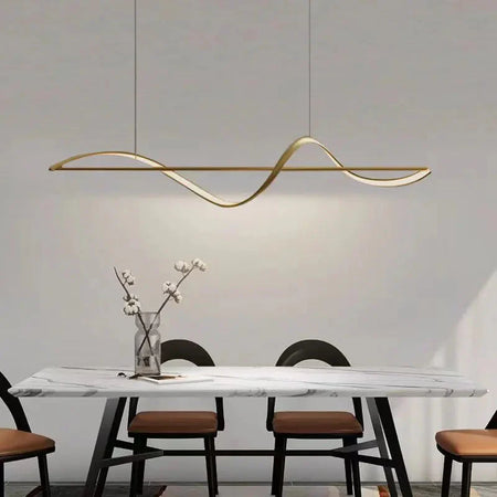 Luminaire Suspension finition laiton avec variateur tactile – Référence : Marnie4823-Luminaire Suspendu - Nexa Lights