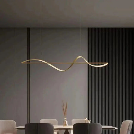 Luminaire Suspension finition laiton avec variateur tactile – Référence : Marnie4823-Luminaire Suspendu - Nexa Lights