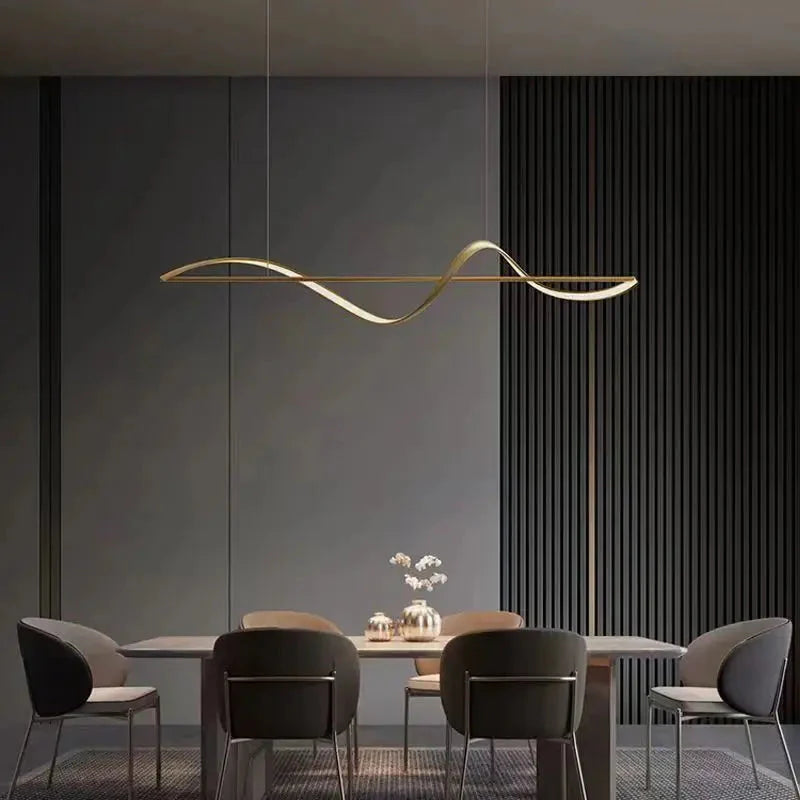 Luminaire Suspension finition laiton avec variateur tactile – Référence : Marnie4823-Luminaire Suspendu - Nexa Lights