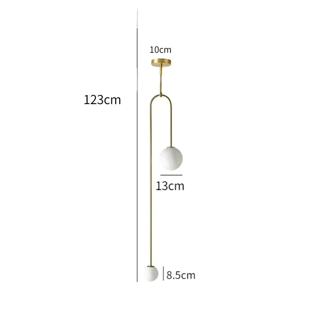 Luminaire Suspension finition laiton poli – Référence : Aléa4937-Luminaire Suspendu - Nexa Lights