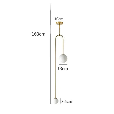 Luminaire Suspension finition laiton poli – Référence : Aléa4937-Luminaire Suspendu - Nexa Lights