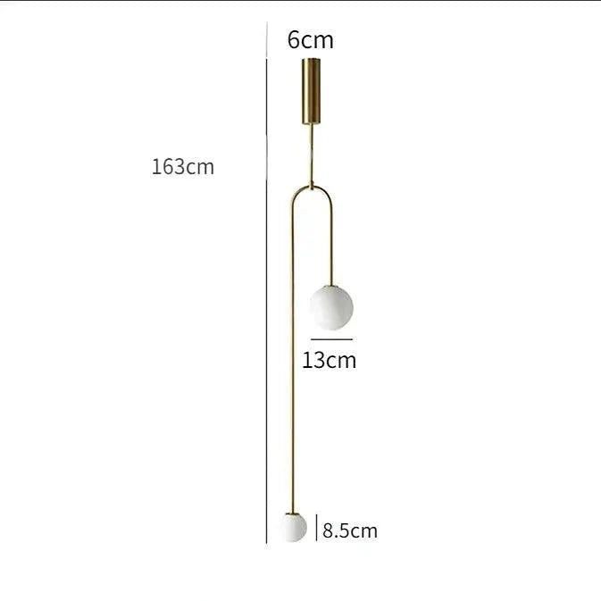 Luminaire Suspension finition laiton poli – Référence : Aléa4937-Luminaire Suspendu - Nexa Lights