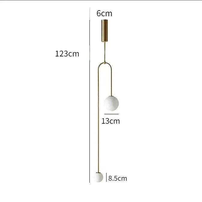 Luminaire Suspension finition laiton poli – Référence : Aléa4937-Luminaire Suspendu - Nexa Lights