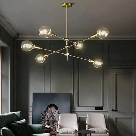 Luminaire Suspension finition laiton poli – Référence : Aveline5673-Luminaire Suspendu - Nexa Lights