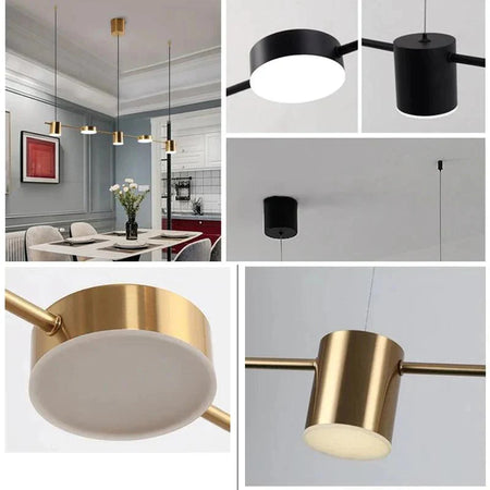 Luminaire Suspension finition laiton poli – Référence : Calista4728-Luminaire Suspendu - Nexa Lights