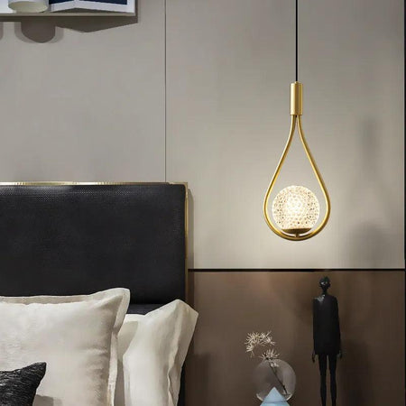 Luminaire Suspension finition laiton poli – Référence : Nélia5274-Luminaire Suspendu - Nexa Lights