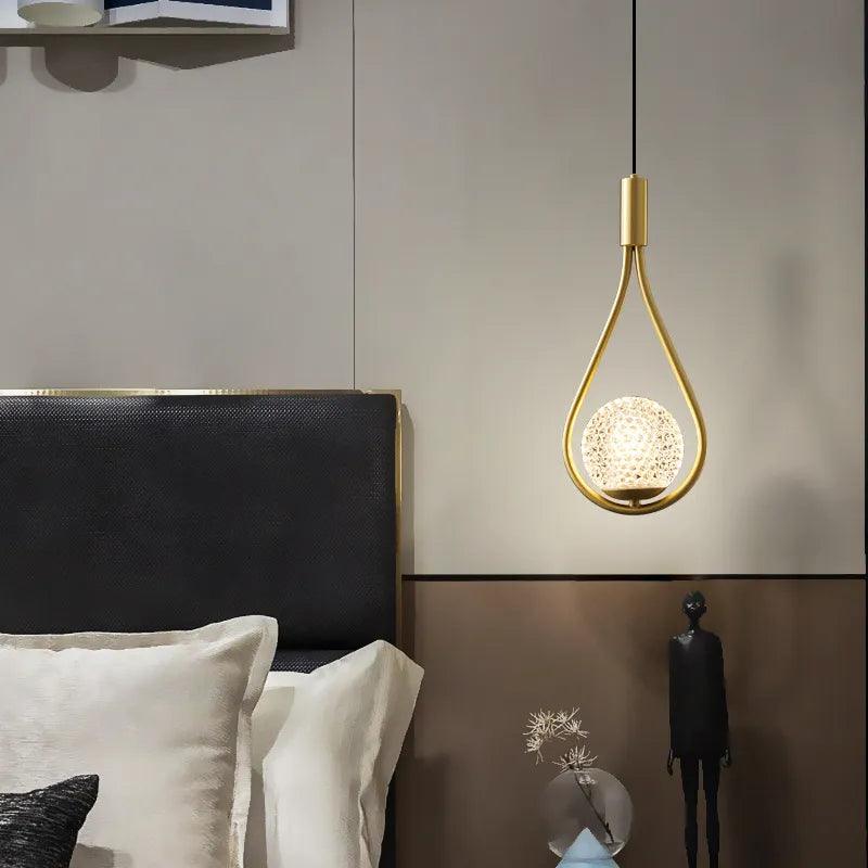 Luminaire Suspension finition laiton poli – Référence : Nélia5274-Luminaire Suspendu - Nexa Lights