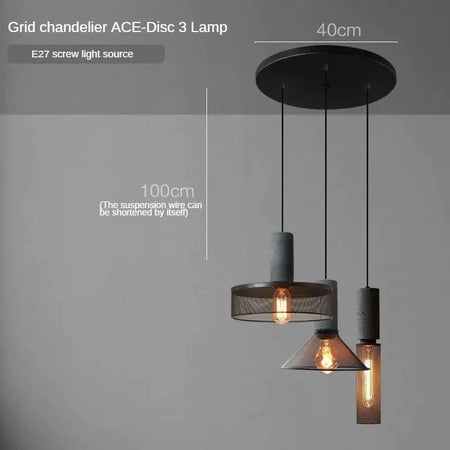 Luminaire Suspension finition mate argentée – Référence : Calixte4823-Luminaire Suspendu - Nexa Lights