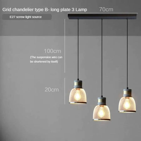 Luminaire Suspension finition mate argentée – Référence : Calixte4823-Luminaire Suspendu - Nexa Lights
