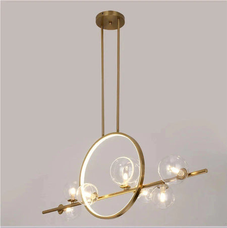 Luminaire Suspension finition mate argentée – Référence : Meryn5623- - Nexa Lights