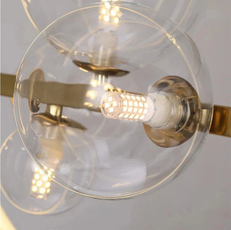 Luminaire Suspension finition mate argentée – Référence : Meryn5623- - Nexa Lights
