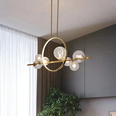 Luminaire Suspension finition mate argentée – Référence : Meryn5623- - Nexa Lights