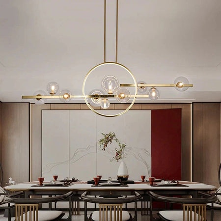 Luminaire Suspension finition mate argentée – Référence : Meryn5623- - Nexa Lights