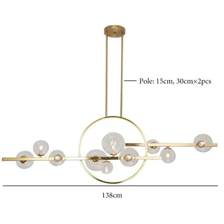 Luminaire Suspension finition mate argentée – Référence : Meryn5623- - Nexa Lights