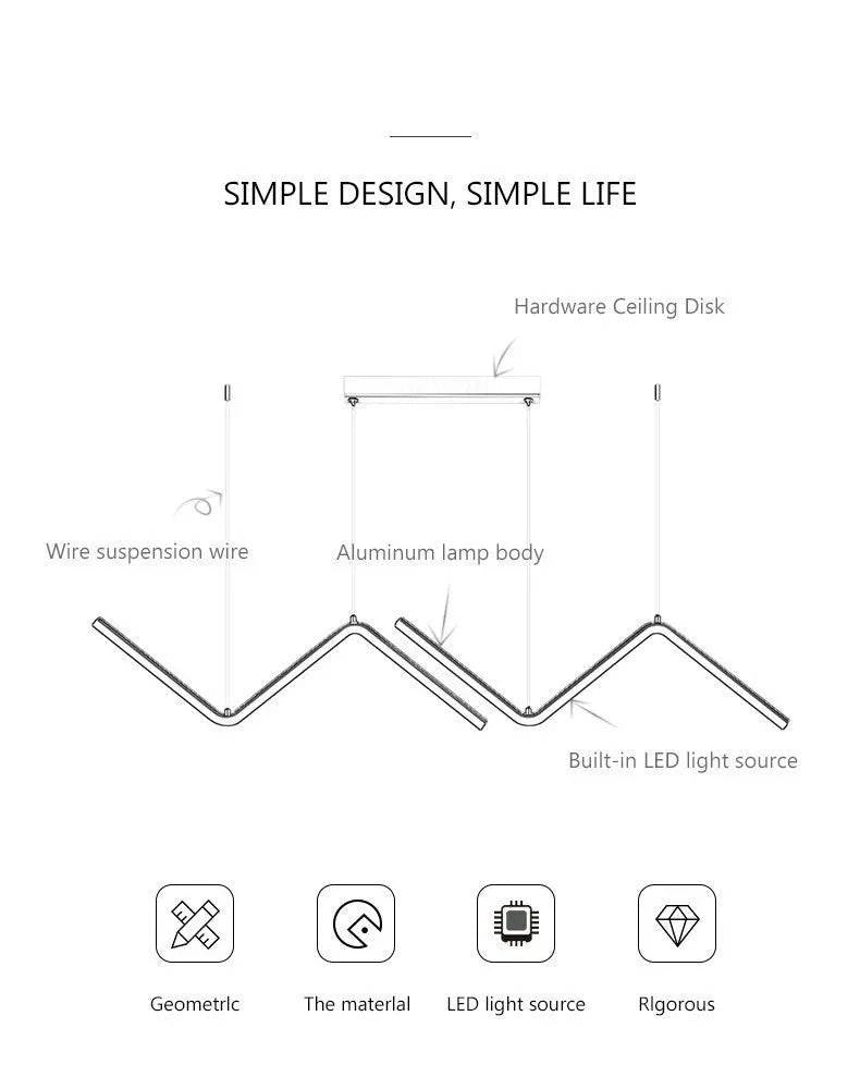 Luminaire Suspension finition or et noir – Référence : Marcellin4829- - Nexa Lights
