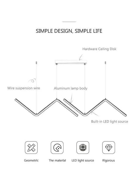 Luminaire Suspension finition or et noir – Référence : Marcellin4829- - Nexa Lights