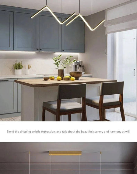 Luminaire Suspension finition or et noir – Référence : Marcellin4829- - Nexa Lights