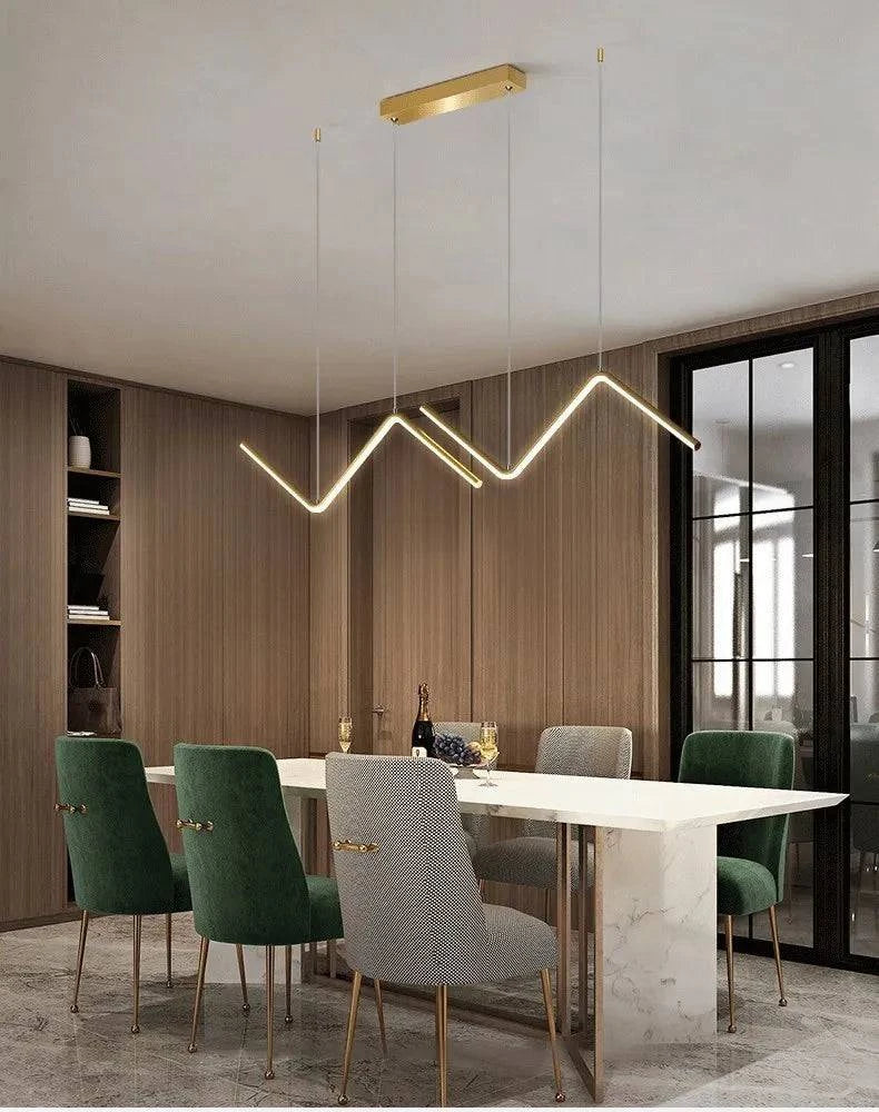 Luminaire Suspension finition or et noir – Référence : Marcellin4829- - Nexa Lights