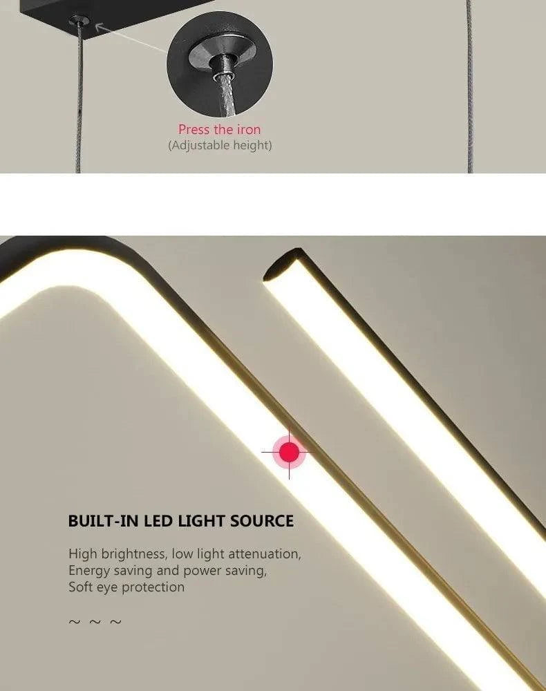 Luminaire Suspension finition or et noir – Référence : Marcellin4829- - Nexa Lights
