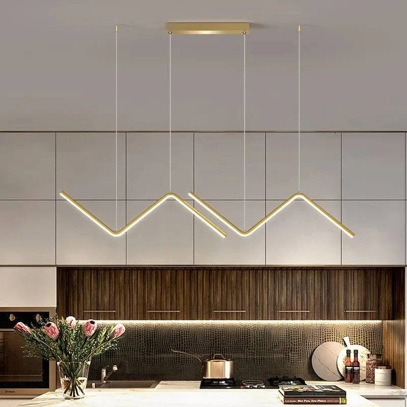 Luminaire Suspension finition or et noir – Référence : Marcellin4829- - Nexa Lights