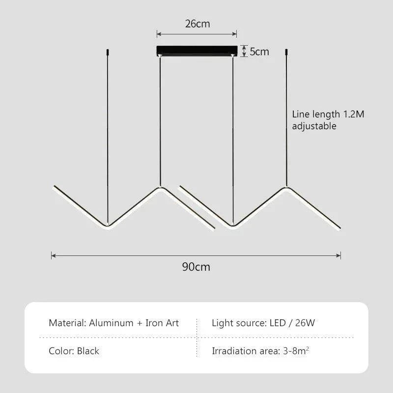 Luminaire Suspension finition or et noir – Référence : Marcellin4829- - Nexa Lights