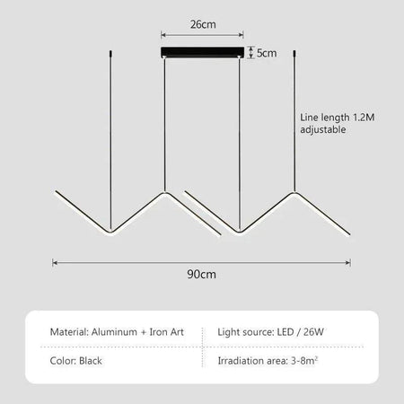 Luminaire Suspension finition or et noir – Référence : Marcellin4829- - Nexa Lights