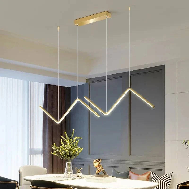Luminaire Suspension finition or et noir – Référence : Marcellin4829- - Nexa Lights