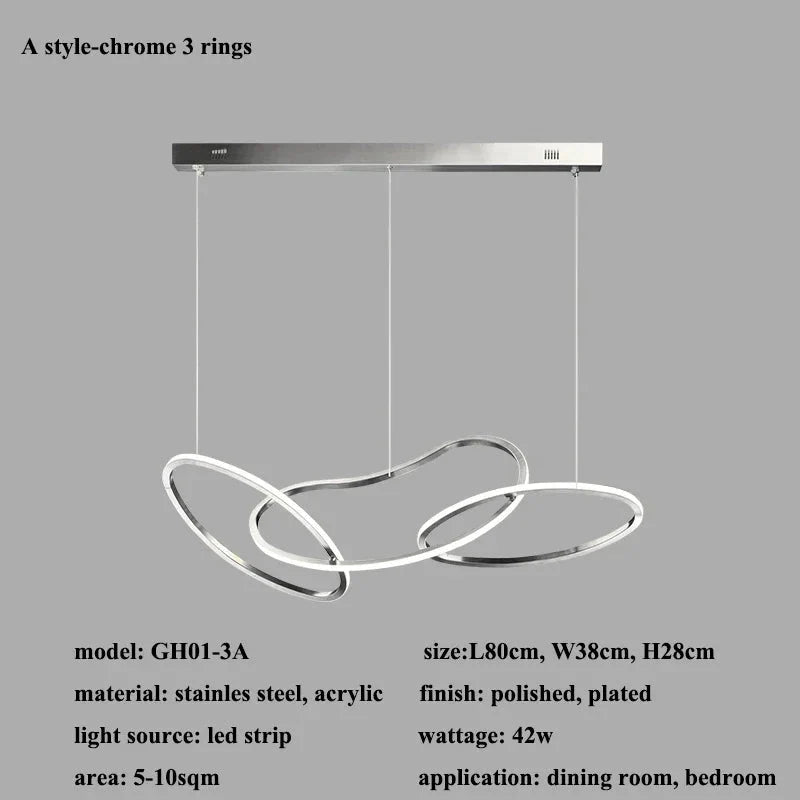 Luminaire Suspension finition rose élégante – Référence : Mariselle5623- - Nexa Lights