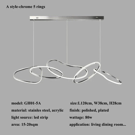 Luminaire Suspension finition rose élégante – Référence : Mariselle5623- - Nexa Lights