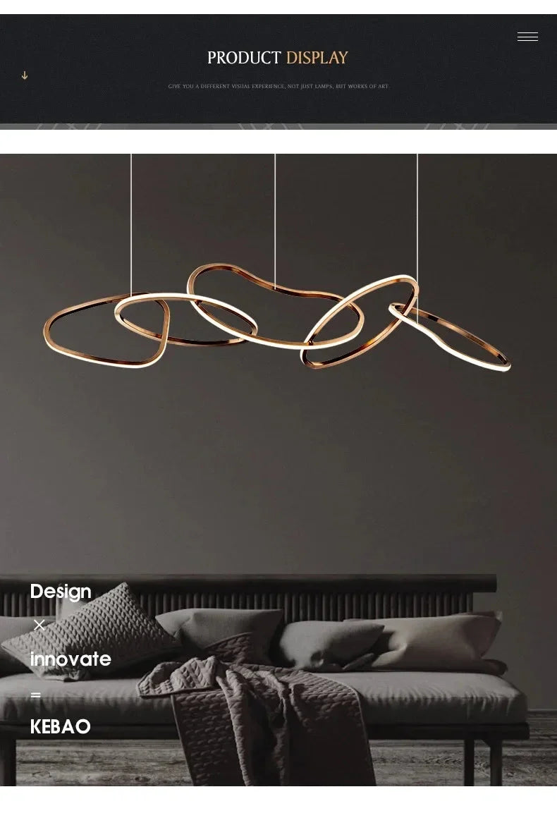Luminaire Suspension finition rose élégante – Référence : Mariselle5623- - Nexa Lights